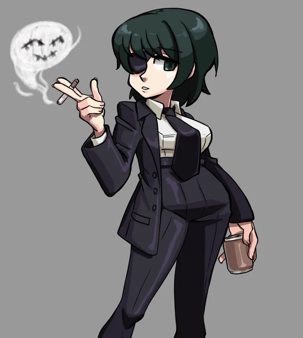 Probably the only character I'd trust with the Skullheart  #ChainsawMan #Himeno #Skullgirls