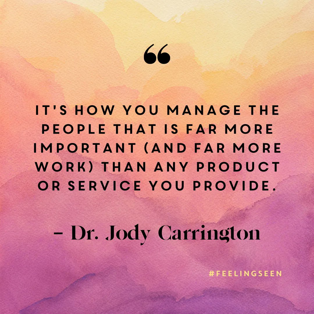 The goal of leadership and leading, I think, is to never give up on doing your ever best to make the people you lead "feel seen". It doesn't mean they will always stay with your team or organization. How they felt in your presence matters most.
