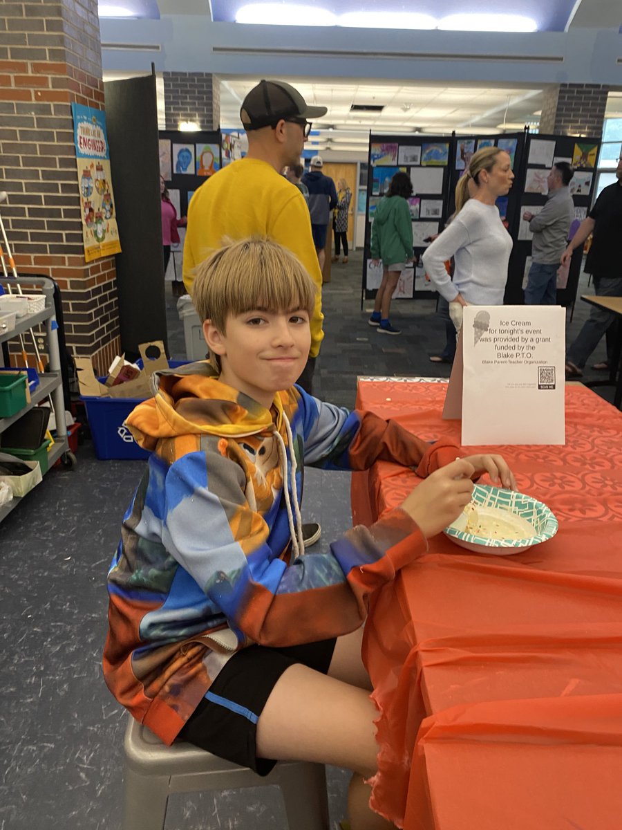 Enjoying the #bmsed art show tonite! All proceeds go to Medfield Food Cupboard!