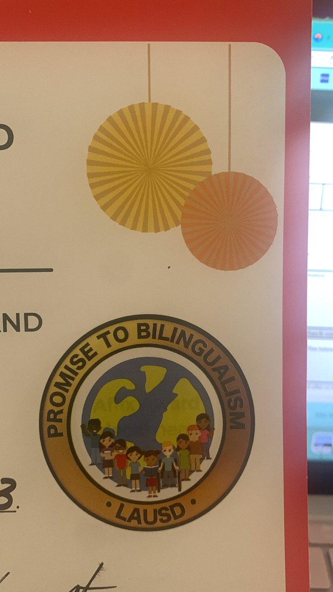 So excited to celebrate so many #lausd students @MMEDLAUSD thank you for celebrating bilingualism!!