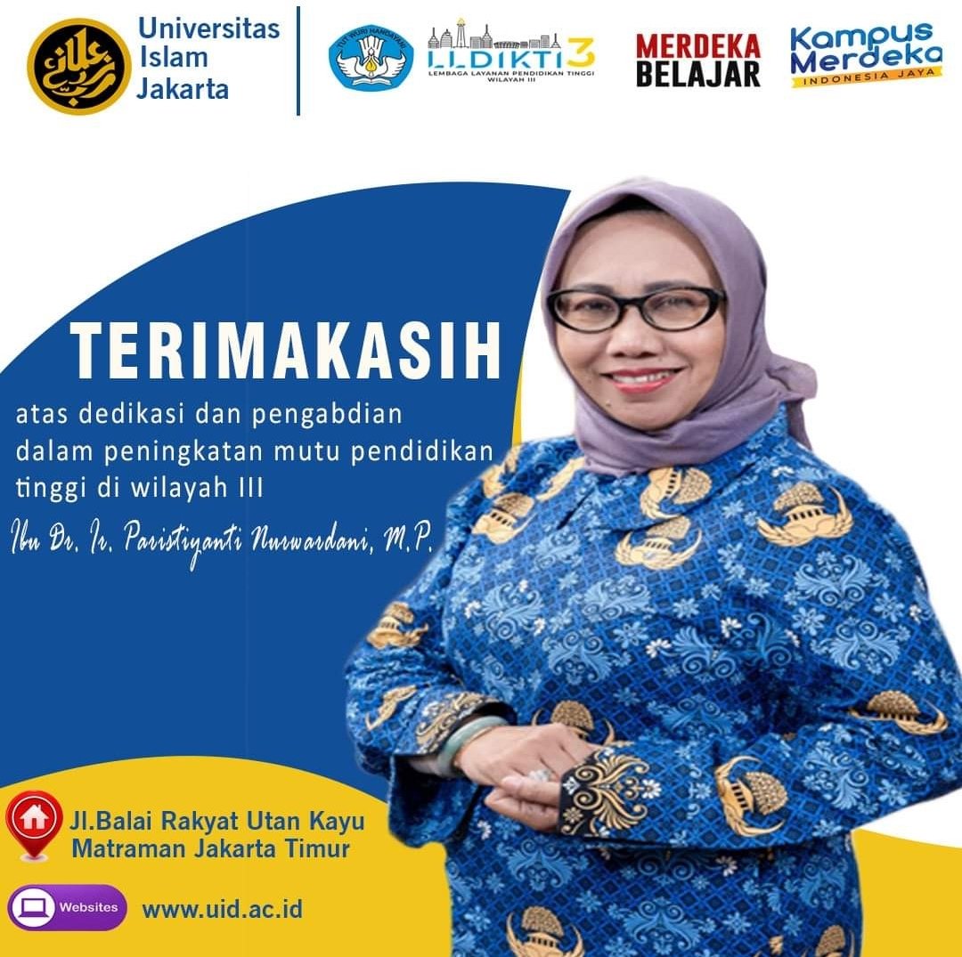 UIDNetwork's tweet photo. Segenap Civitas Akademika Universitas Islam Jakarta, mengucapkan terima kasih atas dedikasi dan pengabdian dalam peningkatan mutu pendidikan tinggi di wilayah III.
https://t.co/exvNs0diUY https://t.co/A0IXnWYEe9
