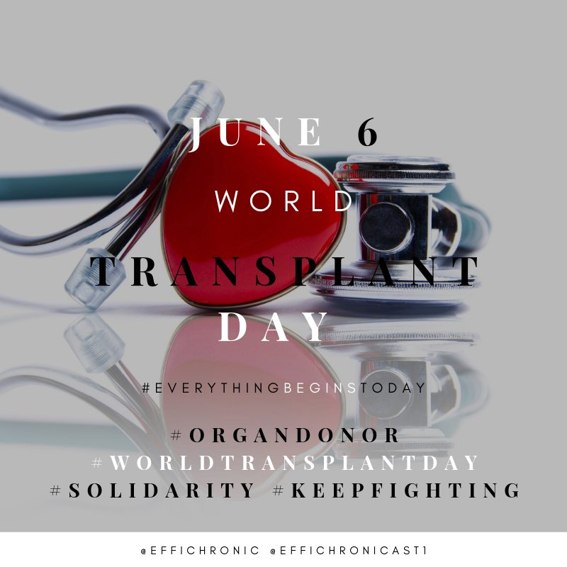 💙🌎💚 Happy #WorldTransplantDay!
Congrats to 2ALL #Transplant Candidates/#Recipients. #gratitude  4ALL who make the ♻️ #giftoflife ✅️ possible. #Transplanttwitter #transplantjourney 
#OrganDonation + #transplantation = #Miracles 💯 💙 #donatelife 💚 ➡️ registerme.org