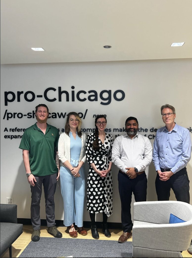 Thank you to @WorldBizChicago for welcoming us to your HQ today and for your important work supporting #Chicago businesses and driving inclusive economic growth! 🚀 #proChicago #worldbusinesschicago #foodinnovation #alternativeproteins #cultivatedmeat 💡