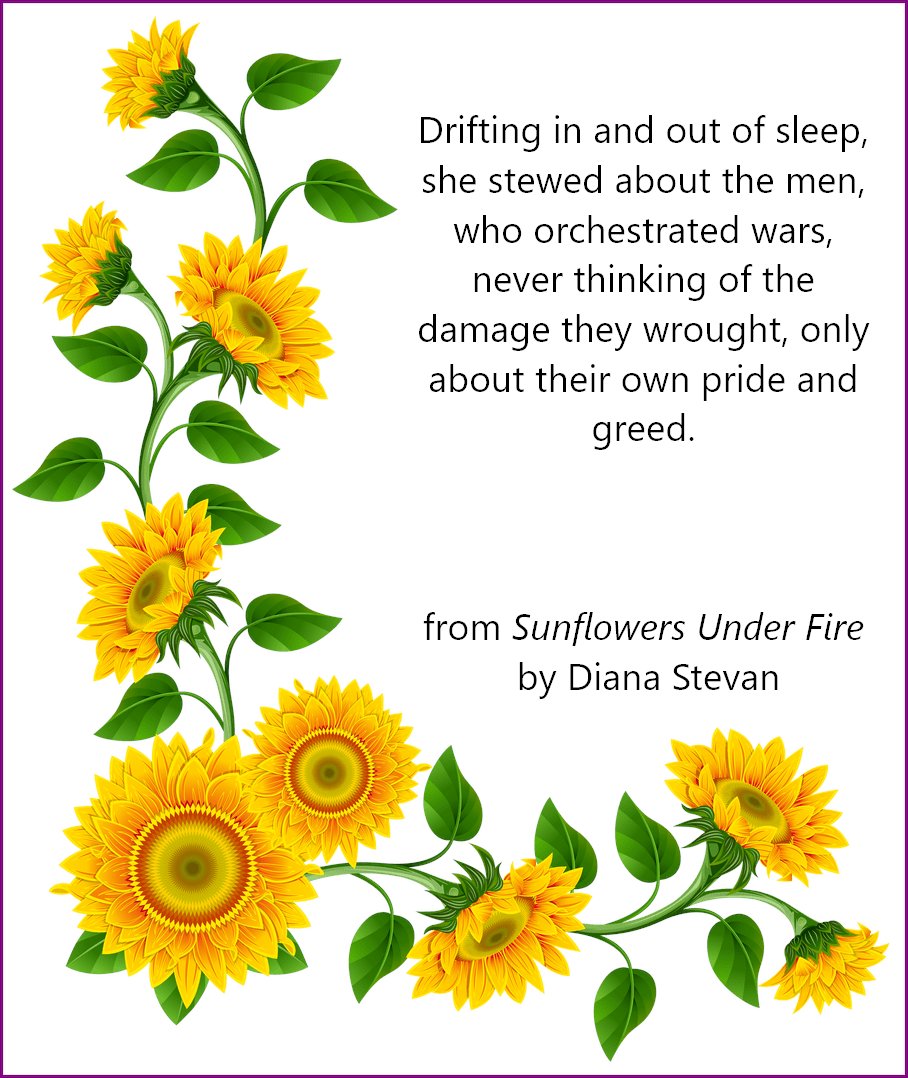 'Back then, war had been as far away as the moon.' Set during #WWI, Lukia Mazurets and her six children have to fend for themselves when her husband volunteers to fight for the Tsar's army. #Ukrainian #Russia #Ukraine amazon.com/s?k=sunflowers…
