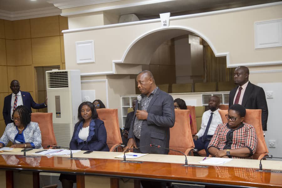 SEyakenyi's tweet photo. Earlier today, I met with the management and staff of Akwa Ibom State Emergency Management Agency (AK-SEMA). https://t.co/YjrMjr4Uk1