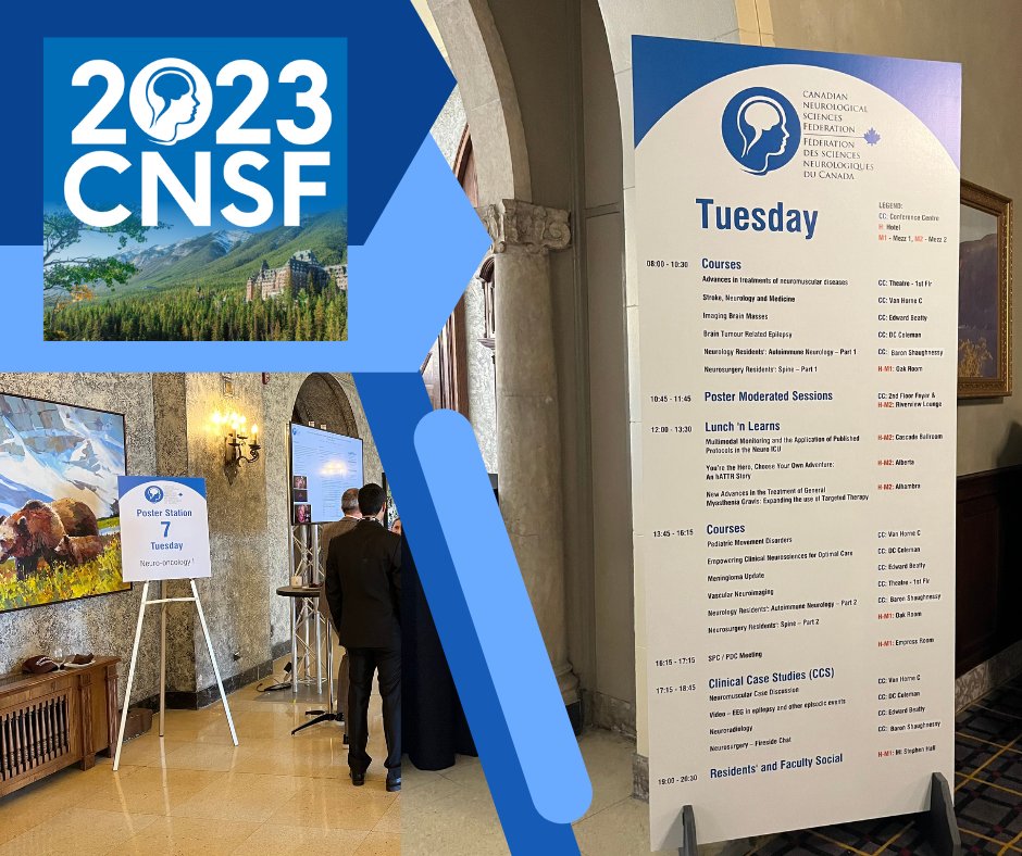 Canadian Neurological Sciences Federation (@cnsfneurolinks) on Twitter photo #2023CNSFCongress - Day 1
Learn something new? Re-connect with colleagues? Enjoy the mountain air! Off to a great start. Don't miss the upcoming sessions!
eventscribe.net/2023/cnsfcongr…
#2023CNSF #Education #CNS <a href="/SocCdnNSx/">Canadian Neurosurgical Society (CNSS)</a> #CSCN #CACN <a href="/TheCSNR/">The Canadian Society of Neuroradiology</a> <a href="/CSC_Stroke/">Canadian Stroke Consortium</a> <a href="/JournalCJNS/">Canadian Journal of Neurological Sciences</a> #2023CNSFCongress - Day 1
Learn something new? Re-connect with colleagues? Enjoy the mountain air! Off to a great start. Don't miss the upcoming sessions!
eventscribe.net/2023/cnsfcongr…
#2023CNSF #Education #CNS <a href="/SocCdnNSx/">Canadian Neurosurgical Society (CNSS)</a> #CSCN #CACN <a href="/TheCSNR/">The Canadian Society of Neuroradiology</a> <a href="/CSC_Stroke/">Canadian Stroke Consortium</a> <a href="/JournalCJNS/">Canadian Journal of Neurological Sciences</a>