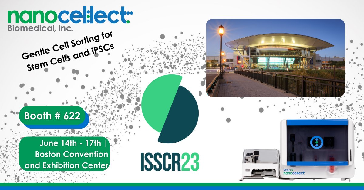 🐺 Join the WOLF Pack at ISSCR! 🚀 Visit booth 622 to witness groundbreaking stem cell research advancements and see @NanoCellect's WOLF G2. Don't miss out on this opportunity to be part of the future of regenerative medicine! 🧪🔬 

#ISSCR2023 #WOLFPack #StemCellResearch