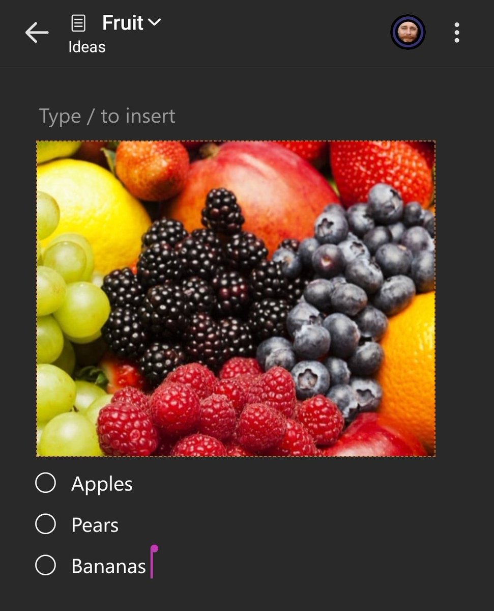 Fruit Loops 🍎🍌🍍 #MicrosoftLoop