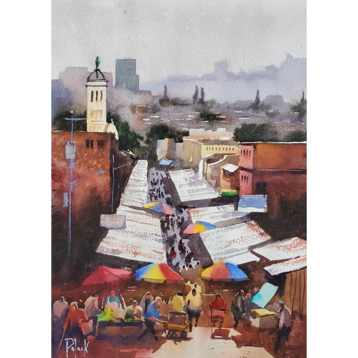 Palack_D's tweet photo. Comayagüela.
Disfrutando de pintar al aire libre la vibrante y colorida primera Calle de Comayagüela, estudiando el movimiento espontáneo y natural de la actividad humana en el mercado Las Américas que se encuentra entre la sexta y séptima avenida.
#palack #acuarela #plainair https://t.co/5lpx7bzVJ3