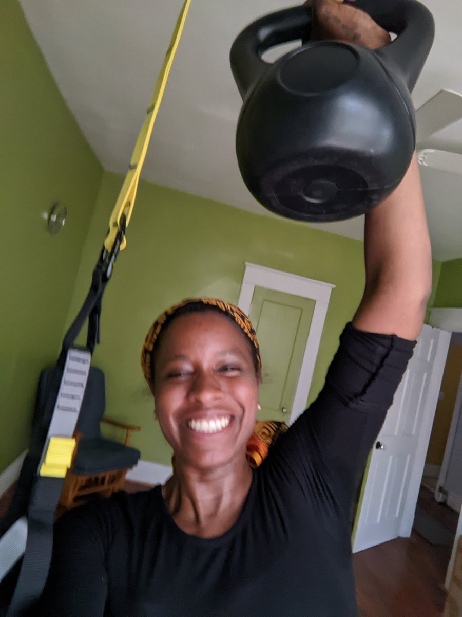 _tasha_love's tweet photo. More pictures from a (semi) productive home workout and a new workout space. 

Baruk Abba for joy, movement, shalom and a new season. https://t.co/lJzPKBSs0o
