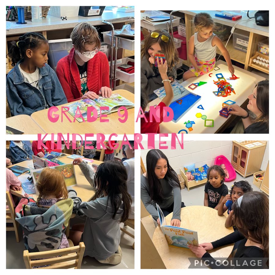 Our MYP and PYP students work as reading buddies often. Today, the cuteness level was next level! 🥰
