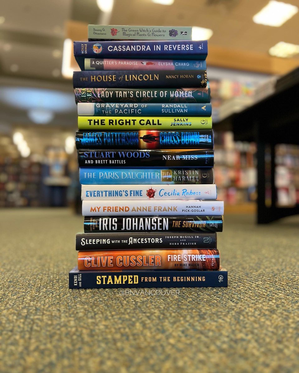 It’s a fine first week of June #NewReleases! What are you excited to pick up?

@JP_Books @BrettBattles @kristinharmel @CliveCussler_

#barnesandnoble #NewReleaseTuesday #newbooks #bnvancouver #vancouverusa