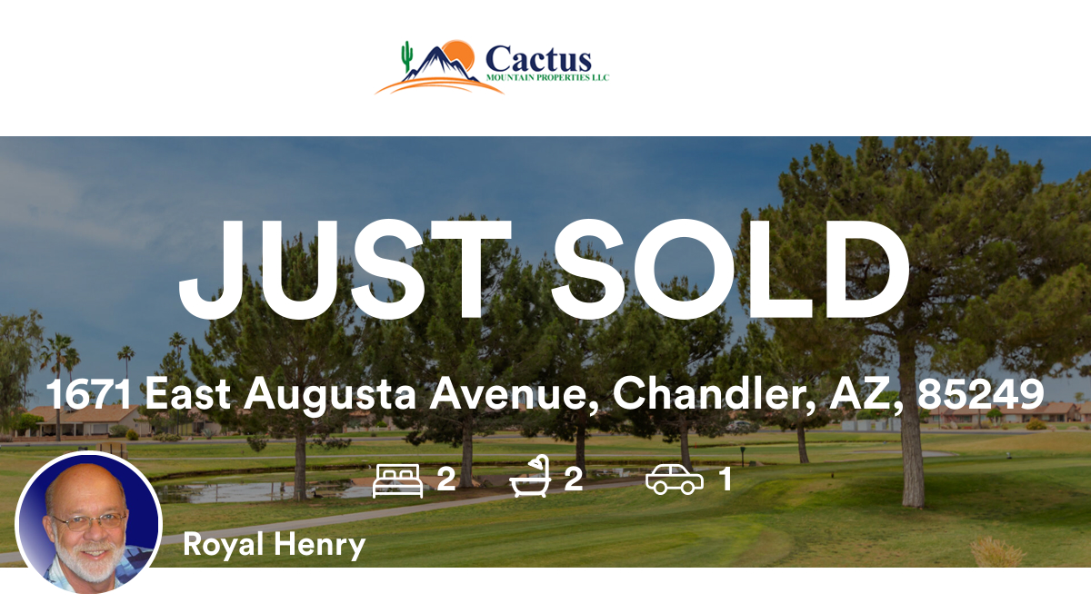 CactusMountain's tweet photo. 🛌 2 🛀 2 🚘 1
📍 1671 East Augusta Avenue, Chandler, AZ, 85249

Our agent’s latest sale on RateMyAgent

https://t.co/RS1PQv7dXV

...
#ratemyagent #realestate #Cactus_Mountain_Properties_LLC https://t.co/fA835uvd8O