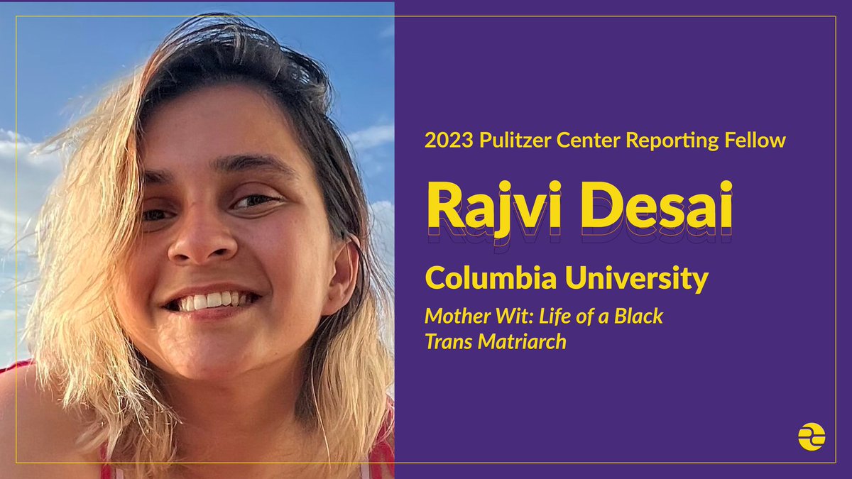 Please welcome @teshimabrennen and <a href="/rajviedesai/">Rajvi Desai</a>, 2023 <a href="/columbiajourn/">Columbia Journalism School</a> Reporting Fellows.

Their film ‘Mother Wit’ will showcase the impact of the late matriarch and activist LaTravious Collins on their trans community in Brooklyn.

👉 bit.ly/ReportingFello…