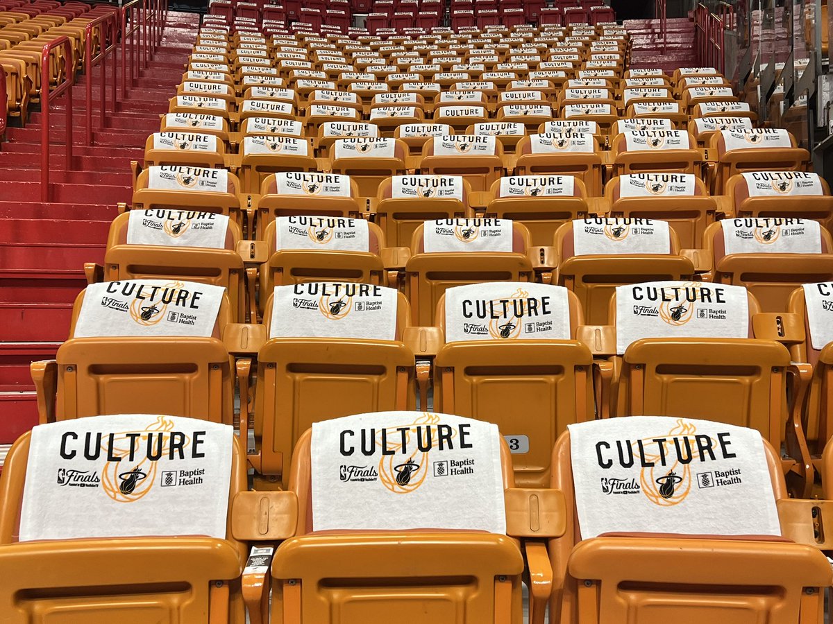 #HEATNation it is TOWELS for Game 3 of the #nbafinals tomorrow night! No T-shirts, but love this logo! 🔥
#HEATCulture #BringItIn #NBAPlayoffs #nbafinals