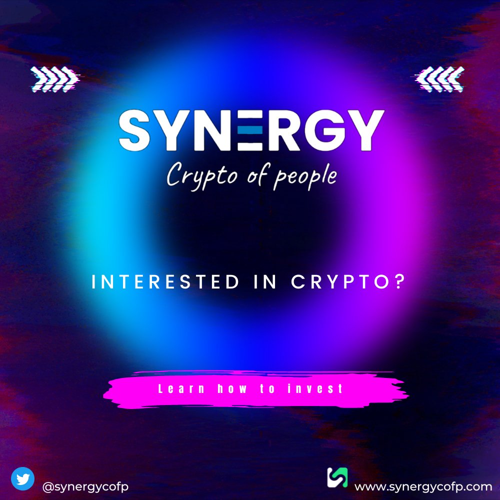 Synergy is on track for the next phase. Join our discord today, to learn more about investing! 
      
Discord discord.gg/2Zbg5TWVWT

Docs synergy-2.gitbook.io/the-book-of-sy……

Website synergycofp.com
#Crypto #Altcoins