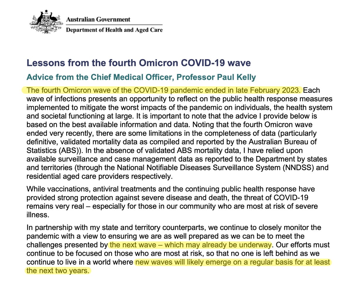 While the link no longer works someone today attributed this stat to CMO Paul Kelly who also said that 'almost every citizen is now immune'. No Australia does not have 'Hybrid Immunity' against Covid-19. We have a Hybrid CMO. Here's Kelly's erudition in March. #Covid19Aus #Auspol