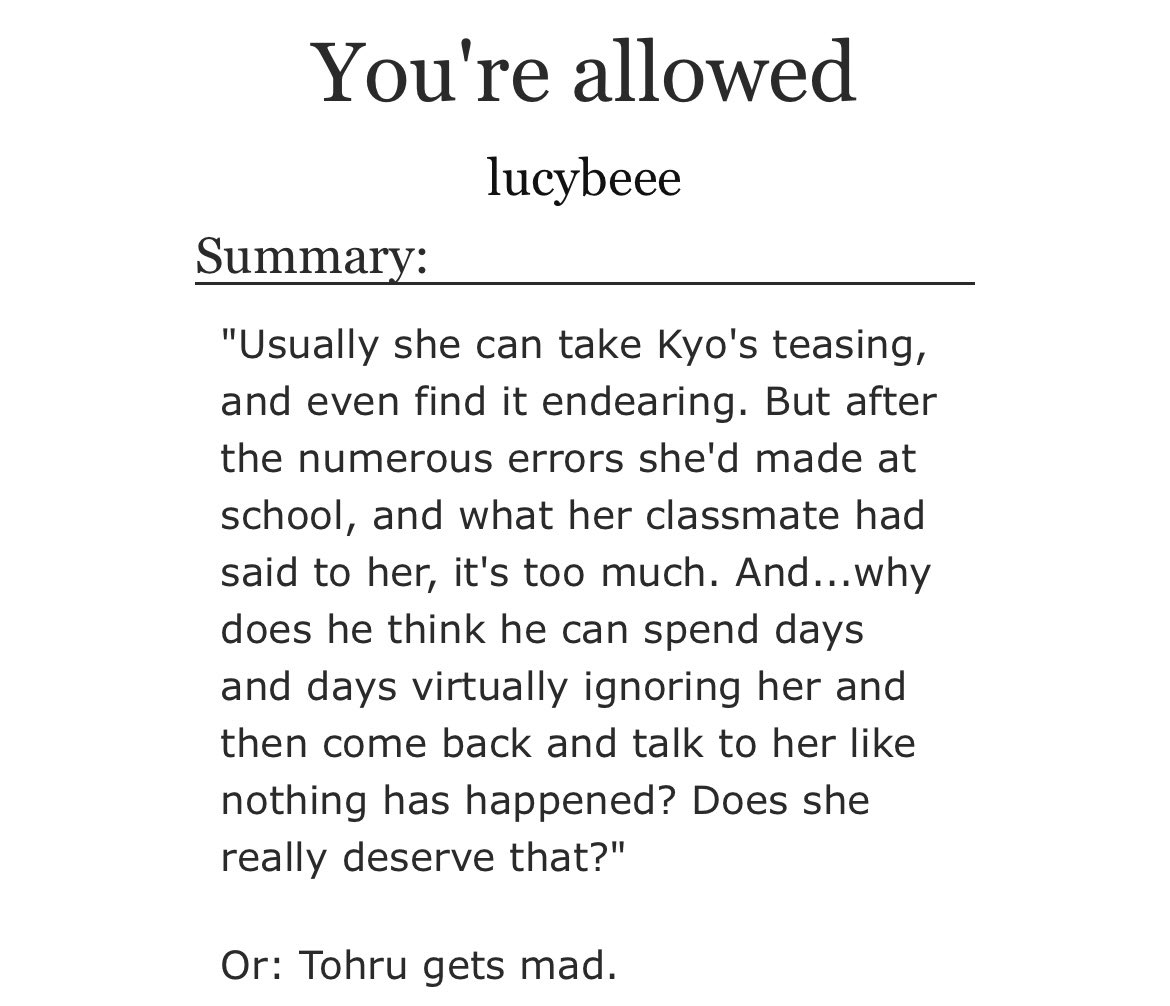 riceballcatfb's tweet photo. Me writing a Furuba fic again??? More likely than you think. 

Also hi, I’m alive still and more writing will be done soon now that I’m bad on social media. 💕

https://t.co/vGHqqHrYwY https://t.co/el4KSql7Su