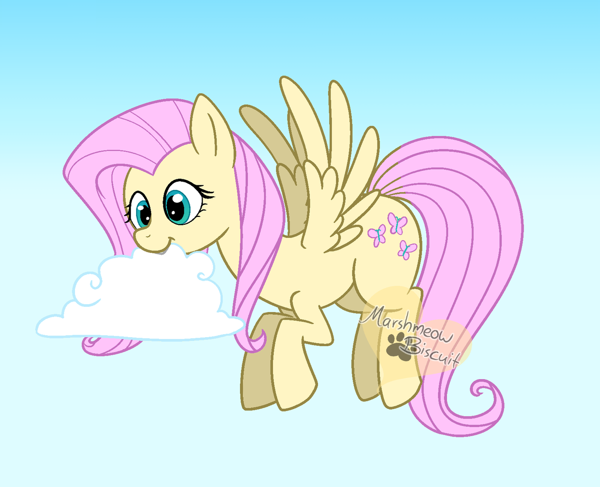 marshmeowfox's tweet photo. #Fluttershy nom cloud. #MLP #mlpfim #mylittlepony https://t.co/tk5b1x5O5b