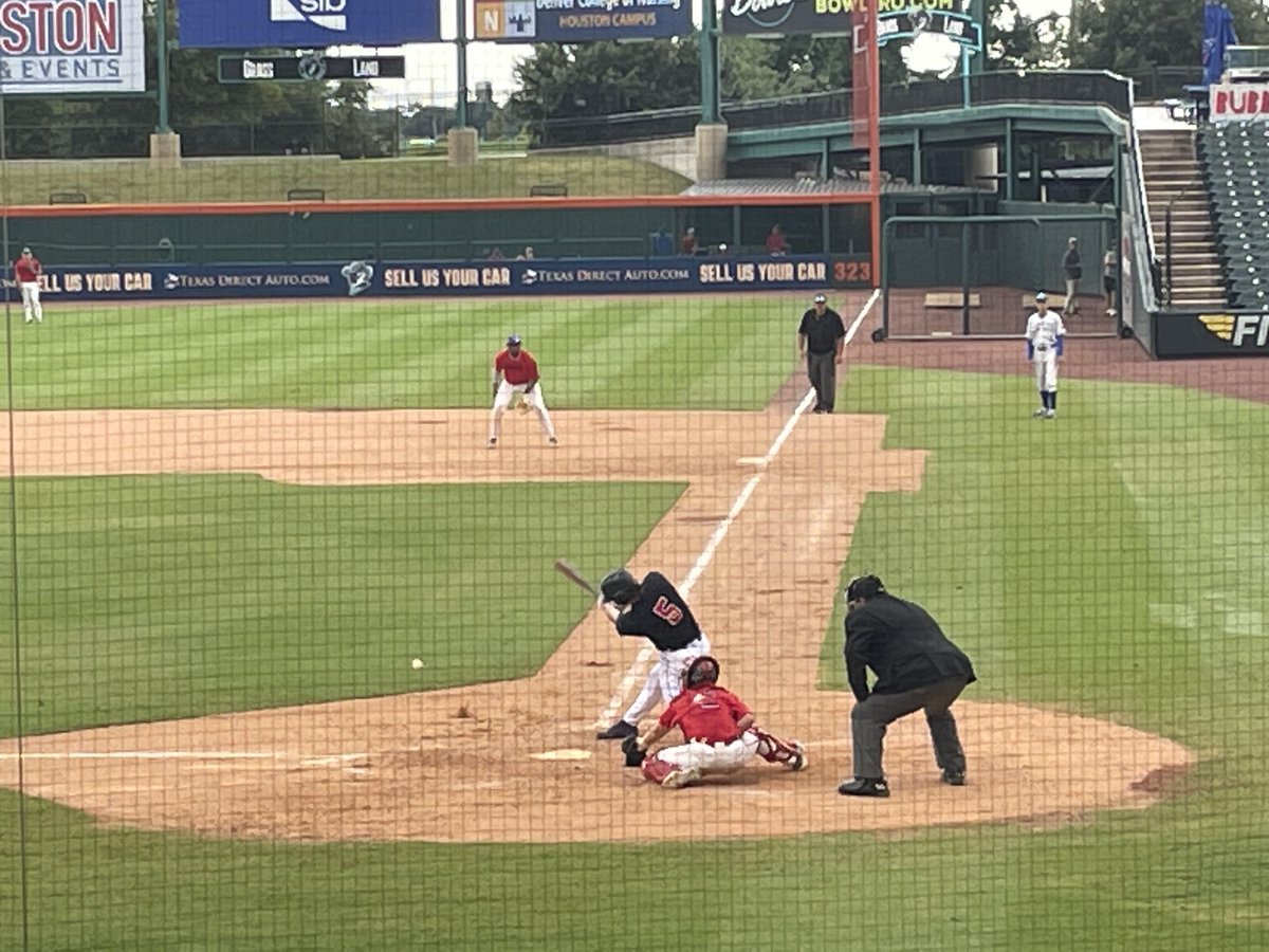 Panthers JJ Kennett, Zion Stephens, Travis Vlasek, and Parker Martin at Constellation helping the South to a 2-0 lead in the GHBCA All-Star game!