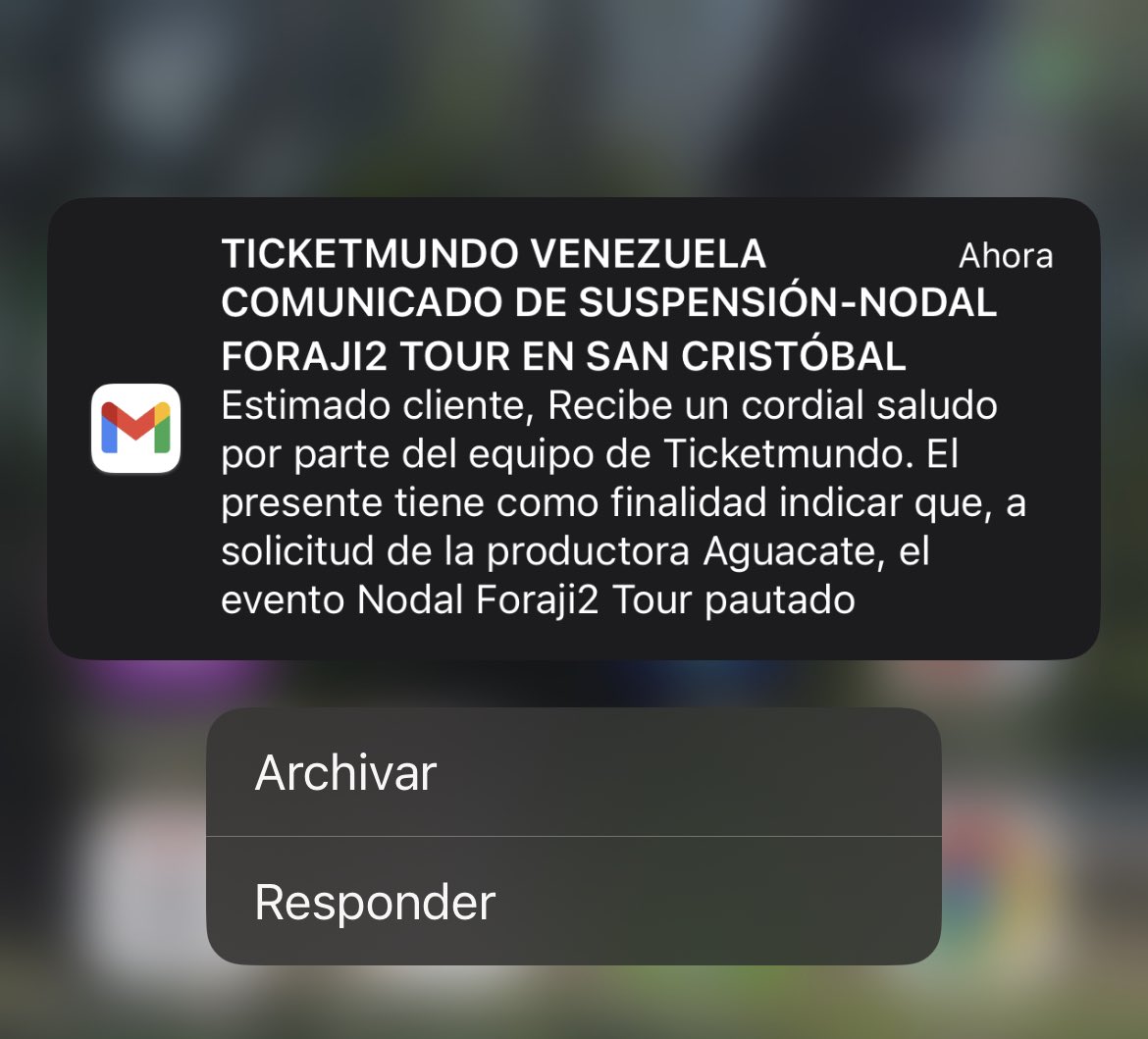 Es oficial. 

Lo lograron, me rompieron 💔😞

Concierto de Nodal en SAN CRISTOBAL suspendido !