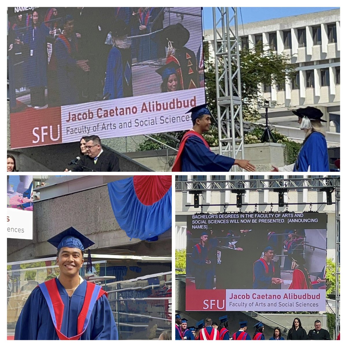 Congratulations Jake on your #SFU Graduation from #Criminology. #MySFUGrad we are so proud of you! I can’t wait for the new adventures that await you. Best wishes!