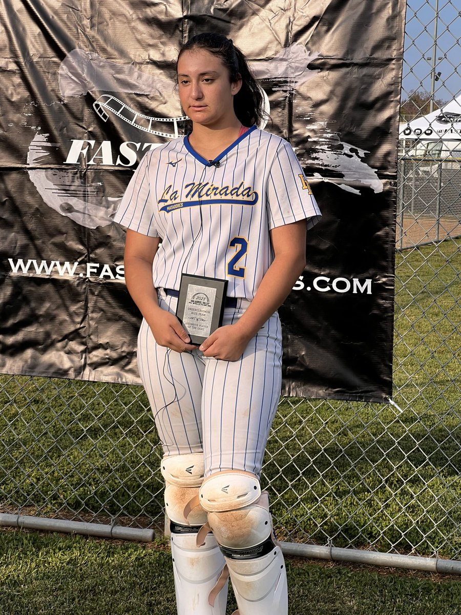 RebeccaEckart24's tweet photo. My teammates and I represented @LMHSMatadores Softball at the SGV All Star Game yesterday where I was awarded the Offensive Player of the Game. Thank you SGV for the recognition! @NDcoachGumpf @2Ganeff @Rivie00 @FastpitchEmpire @MatsSoftball @j_spitale https://t.co/86O7RKHZSa