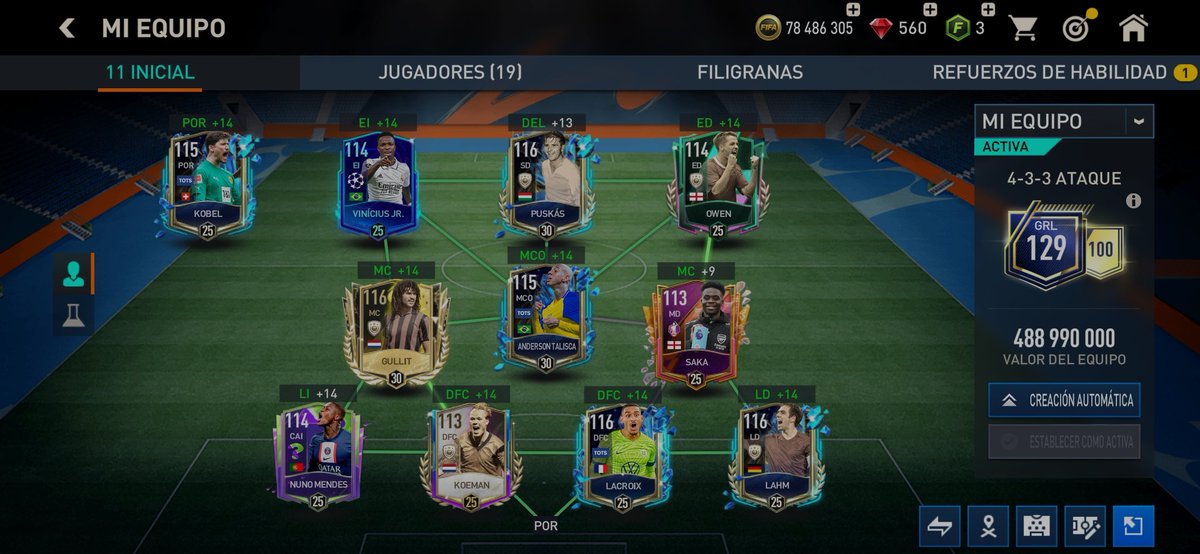 VARELAFRANCODA2's tweet photo. Bro un mc que quede bien en mi equipo que voy a sacar a saka @Alejand22577244 @tutiofifa @fifagreiff @nitrofm7 https://t.co/Pm2dEr6Dku
