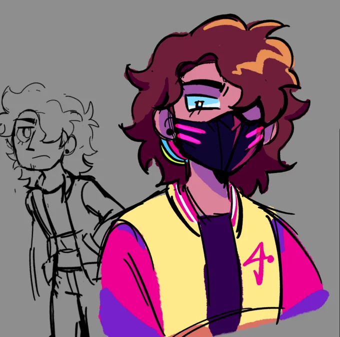 why does he do that bit right after I finish doodling these