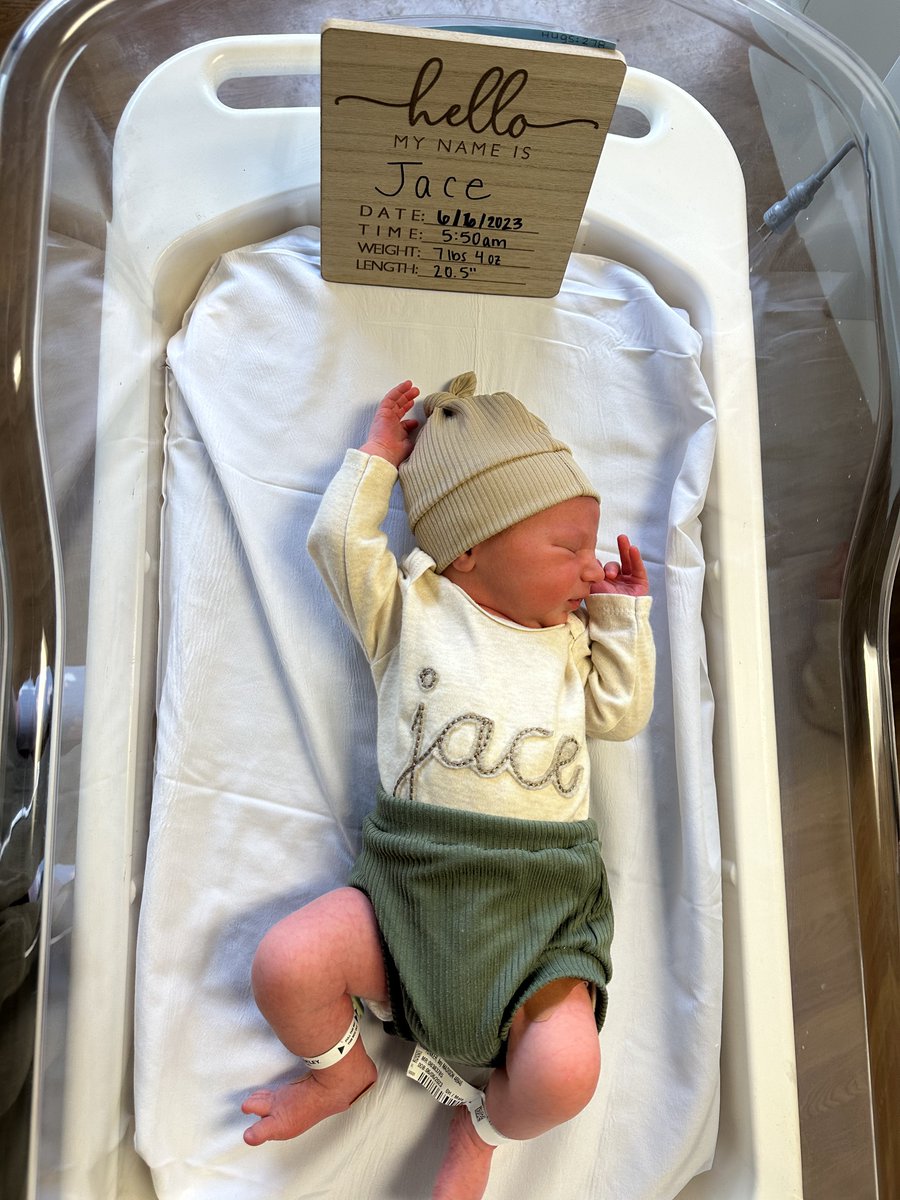Blake_Yunker's tweet photo. The Newest Addition to the Yunker Family

Jace Eric Yunker 6.6.23 https://t.co/wkft1FoYXG
