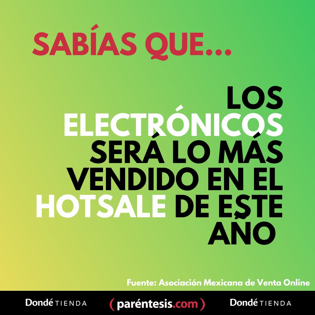 parentesis's tweet image. ¿Compraste electrónicos en este #HotSale?📲
Coméntanos los gadgets en tu lista de deseos 
.
.
.
#hotsale #electronico #compras
