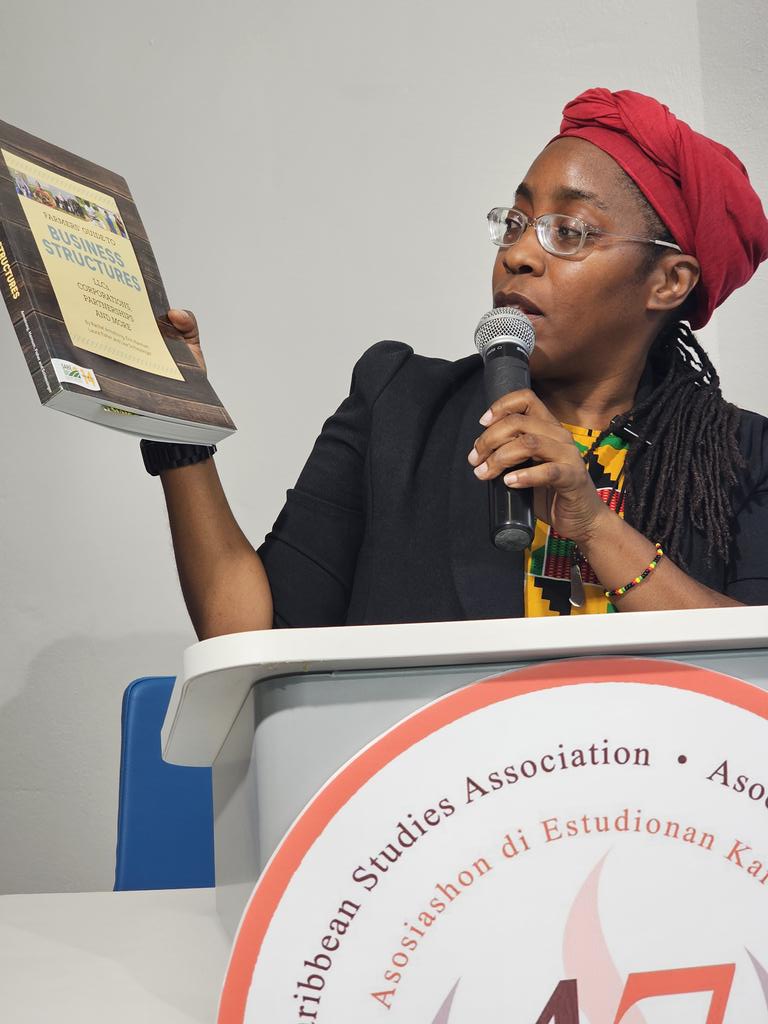 I was inspired to hear DaraMonifah Cooper, Communication Specialist, Southern SARE, speak at the 2023 Caribbean Studies Conference, sharing Farmer's Guide to Business Structures UVI #StCroix @SouthernSARE #agriculture