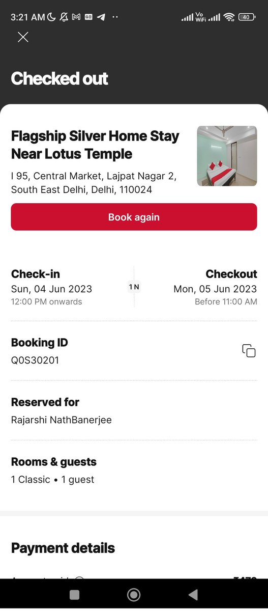CaptAvenger007's tweet photo. @oyorooms you people are big frauds. Booked hotel got changed 2 times. Then, I'm denied check in despite pre-payment and app showed I had checked in. Denied payment as well. Support ticket 4862308562 got closed abruptly. Provide me a refund or I need to take legal action. https://t.co/i9j6WxInij