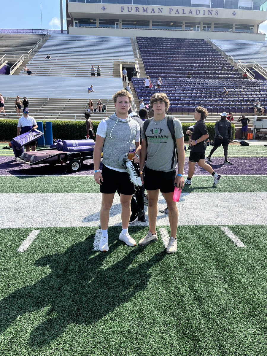 BreckanKirby's tweet photo. Had a great time competing at @PaladinFootball @FUCoachHendrix @CoachNickVerna @coachpender1025 @klgosse @coachmintier @nthfootball @NEGARecruits https://t.co/lR56xV4phc