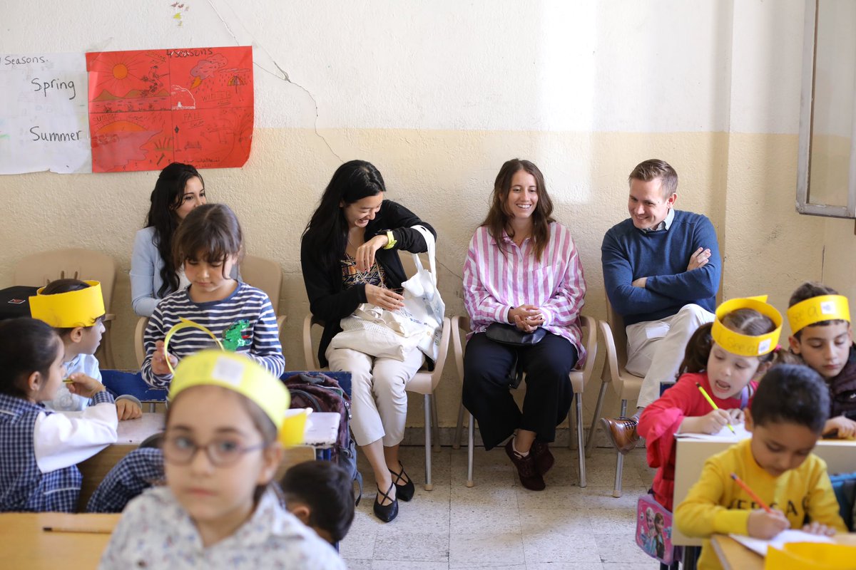 Back in first grade for the Education in Emergencies Conference in Lebanon 🇱🇧 learning to react and adapt educational strategies in crisis contexts around the world