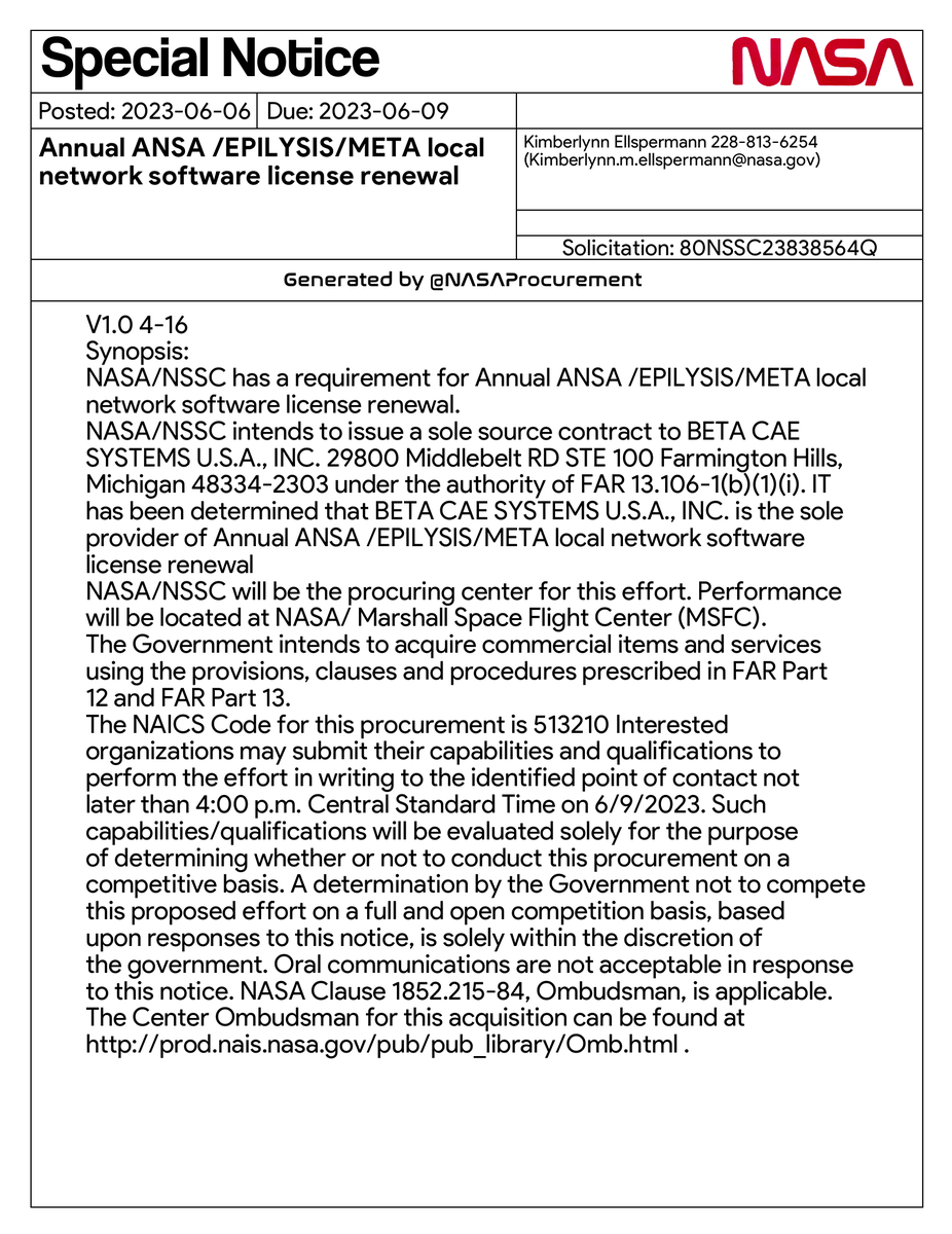 nasa-contracts-on-twitter-stennis-space-center-has-a-special-notice