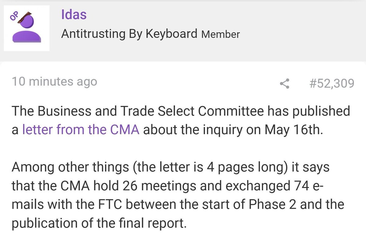 Xcension's tweet image. BREAKING!!
The CMA held 26 meetings and exchanged 74 emails with the FTC from the start of Phase 2 through the final report on the Activision Blizzard acquisition.  the CMA has instructions from Lina Khan to block the purchase at any rate.  the boycott is clear.