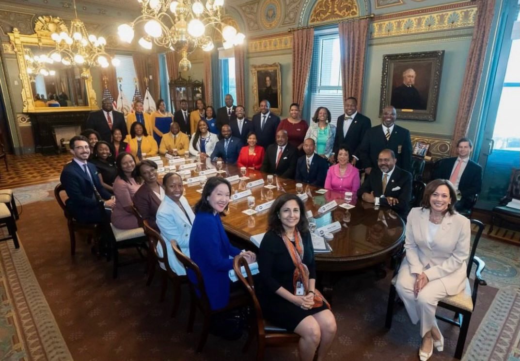 apa1906NETwork's tweet image. Alpha Phi Alpha Fraternity, Inc. was well represented at the nation’s capitol for the second annual NPHC Fraternity Days On Capitol Hill as we met with Vice President Harris and many members of the Congressional Black Caucus.

#APA1906Network  #NPHC
