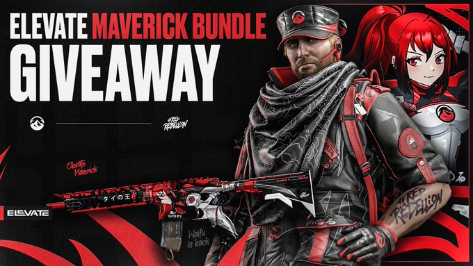 I'm giving away 1 CODE for the ELEVATE 2023 MAVERICK BUNDLE

To enter you must:
- Like + RT this tweet
- Follow <a href="/VirtueEdits/">Virtue</a>
 
- Follow <a href="/ElevateGG/">ELEVATE</a>

Winners chosen June 13th