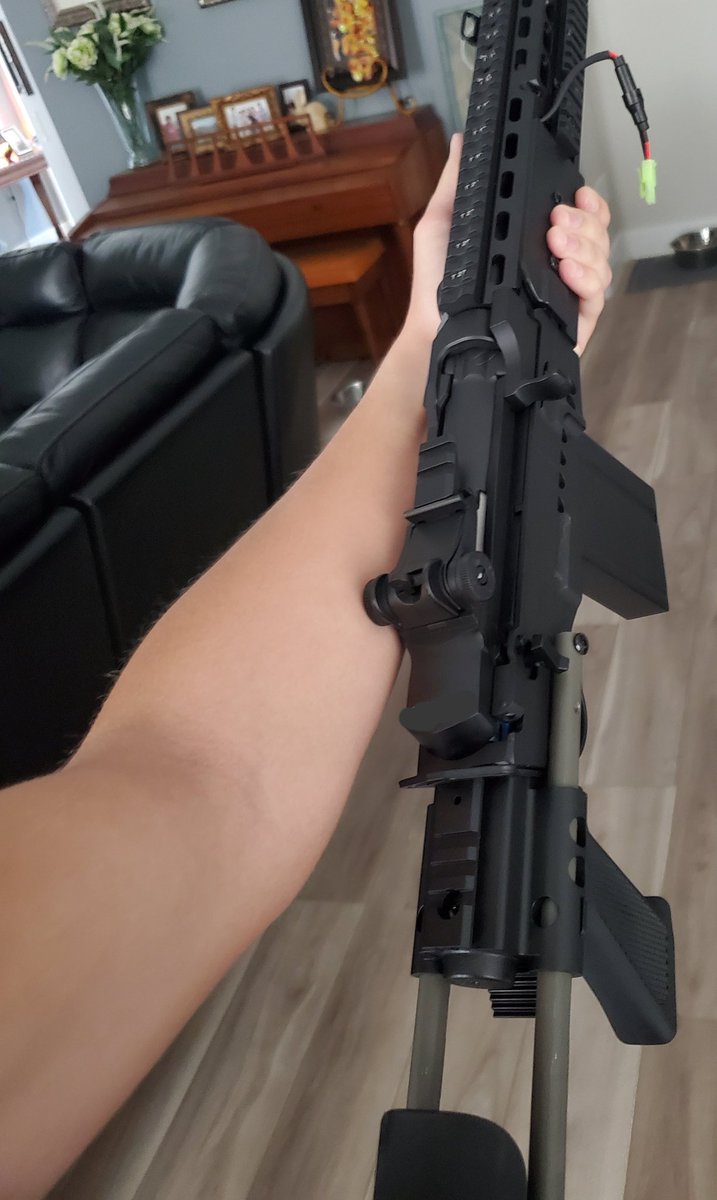 JakeFuda's tweet image. Got the funny modern warfare DMR
Now it just needs a big scope and some ghillie material hanging on it