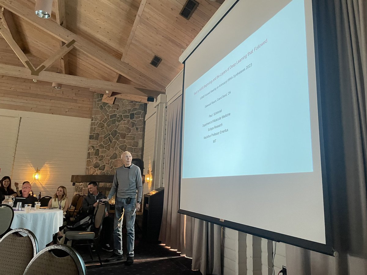 Our third Keynote speaker Paul Schimmel continues to inspire much of the current AARS research.