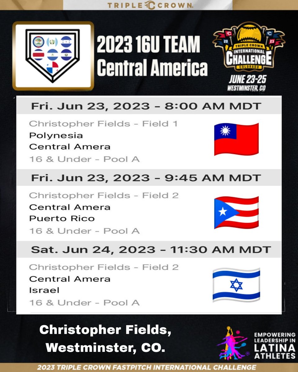 TCIC Teams Central America 18U (@tcicca18u) on Twitter photo We will be also representing in 16U this year!!! Let's go!!! <a href="/raguzmanjr/">Rafael Guzman</a> <a href="/traviesomanolo/">Manolo Travieso</a> <a href="/tc_collegecoach/">TC College Coaches</a> <a href="/TCSFastpitch/">TC Fastpitch</a> <a href="/COSparkFire/">CO 4th of July</a> @Los_Stuff <a href="/LegacyLegendsS1/">Legacy & Legends Softball</a> We will be also representing in 16U this year!!! Let's go!!! <a href="/raguzmanjr/">Rafael Guzman</a> <a href="/traviesomanolo/">Manolo Travieso</a> <a href="/tc_collegecoach/">TC College Coaches</a> <a href="/TCSFastpitch/">TC Fastpitch</a> <a href="/COSparkFire/">CO 4th of July</a> @Los_Stuff <a href="/LegacyLegendsS1/">Legacy & Legends Softball</a>