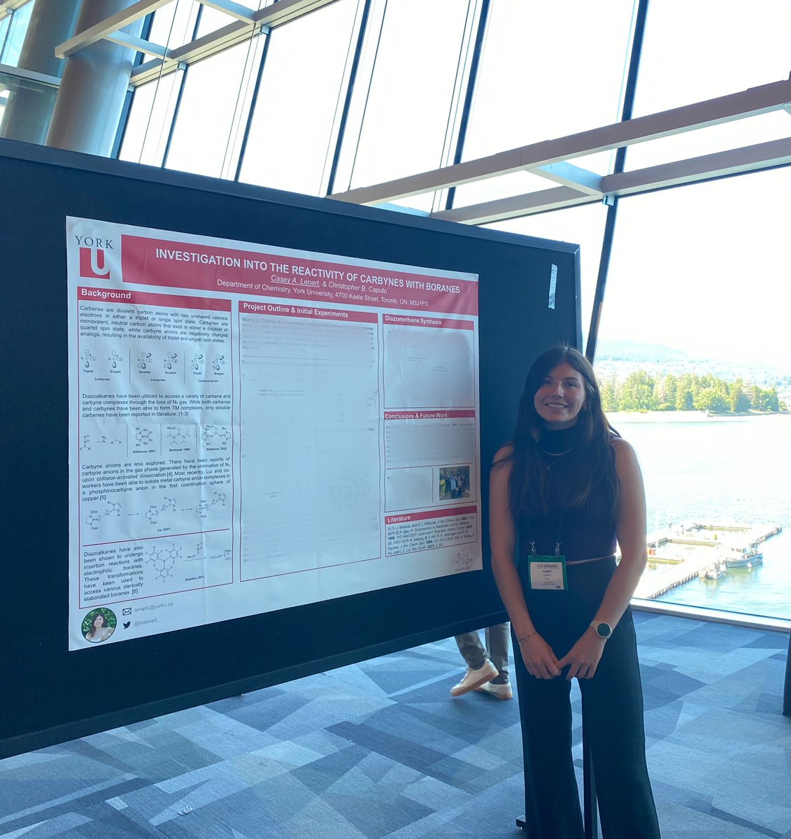 If you are at #CSC2023 come find me to hear about what I’ve been doing in grad school so far!!!!! If you’re not, I’m sorry for the irrelevant chem tweet 🫶🏻