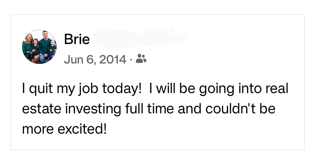 ChicagoBrie's tweet photo. 9 years since I quit my W2 to do #RealEstate!  I had 3 properties &amp; 7 units.  Within 18 months I had 31 #rentalproperties &amp; 91 #cashflow units.  I started Second City RE  a few months later and we closed $60 million in #chicagorealestate for #realestateinvestors last year! https://t.co/8aH5Wnjc0y