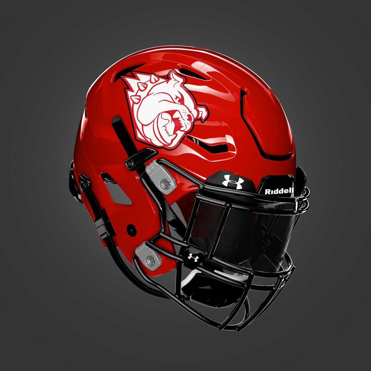 🔥 new look for El Dorado Springs this fall!

Matte black and script is out, gloss red and Bulldog is in.

Love the design and can't thank <a href="/Coach_JohnStark/">Coach Stark</a> enough for choosing <a href="/417helmets/">417 Helmets+Decals</a> for decals again this season!

Eldo opens August 25th on the road at Forsyth!

#80Days