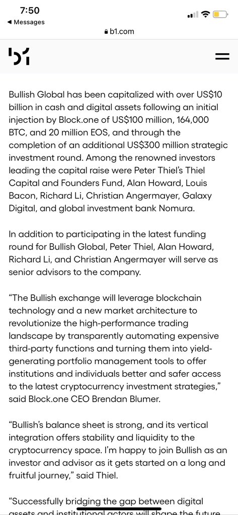 MIchaelTulenko1's tweet photo. @ki_young_ju @Maplenut_EOS @SECGov @BrendanBlumer The #EOS money is on #Bullish
… for now
#BrendanBlumer
#BigBeardSumarai
#EOSNFoundation https://t.co/6JxKjQiBPg