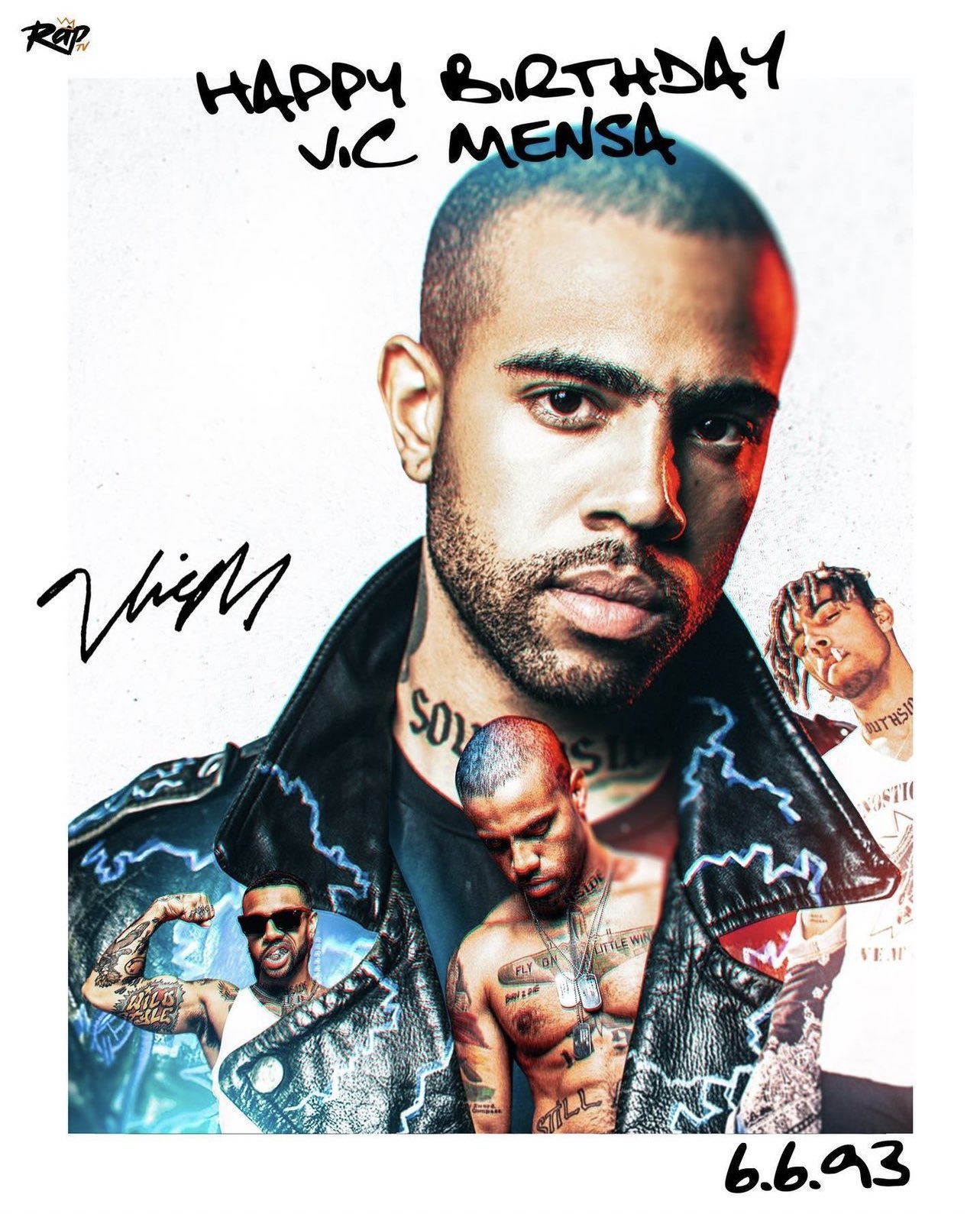 Happy birthday to Vic Mensa   