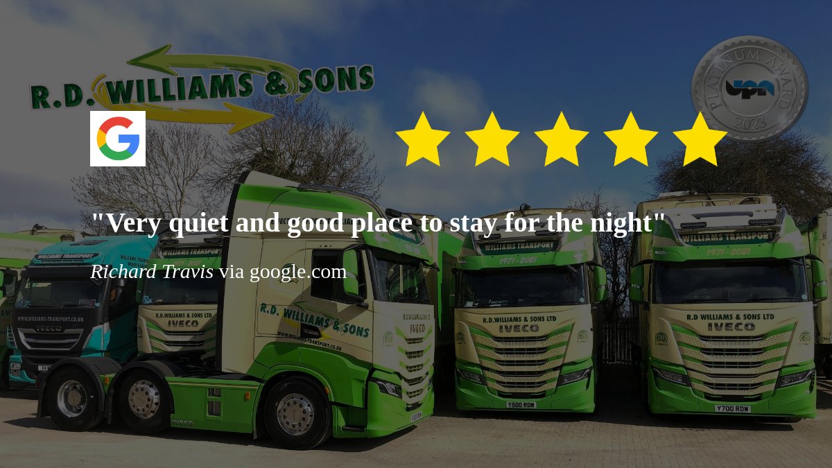 Another great review from one of our Pallet customers »»»» First Class Travel for Palletised Freight. »»»» Interested in our services then please call 01480 891494 for a Quote.