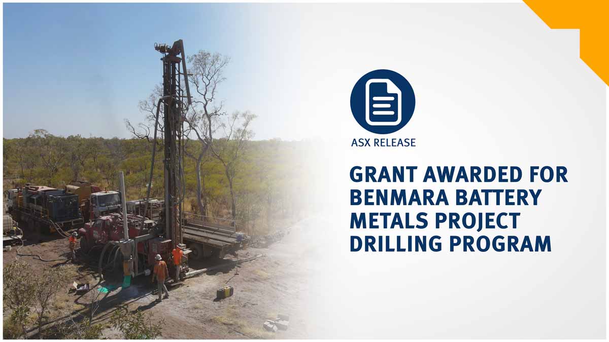 Resolution_LTD's tweet photo. @Resolution_LTD has been awarded a $150,000 grant to conduct drilling at our #Benmara #BatteryMetals Project in the NT. It complements the funding that $RML has secured via a Farm-in Agreement with $OZL (now $BHP) of up to $4m over 5 years.
READ MORE: https://t.co/Zr8amUJfsZ https://t.co/vMq28acMdr