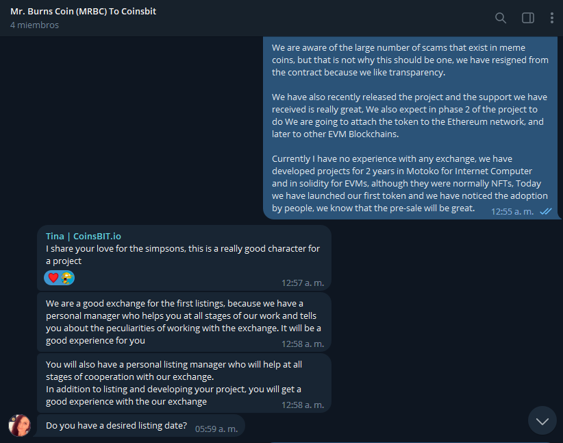 MrBurnsCoin_'s tweet photo. We have started strong negotiations to list the coin on the @c0insbit exchange, proving that the project will go a long way. Remember, the pre-sale starts today at 13:30 p.m. UTC

Pres-sale:
https://t.co/SgluZ0MnEU

#MRBC #PreSale #Crypto #PinkSale #Coinsbit #ToTheMoon https://t.co/2ZqwfhUbQx